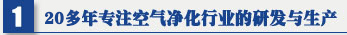 15年专注吊顶式空气净化器行业的研发与生产